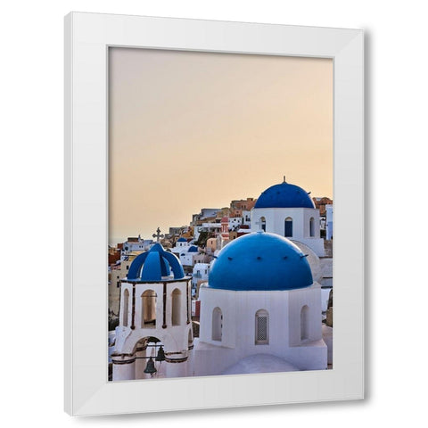 Quietude White Modern Wood Framed Art Print by Boateng, Michael K.