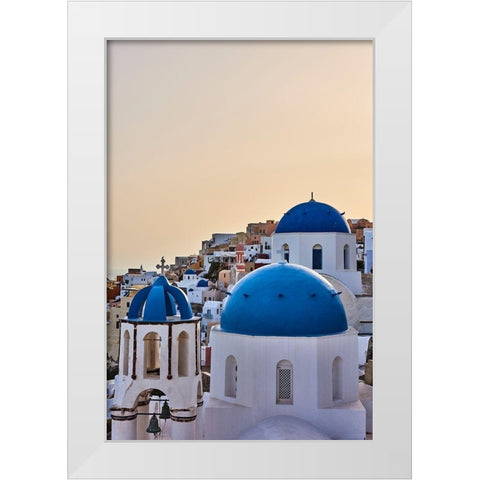 Quietude White Modern Wood Framed Art Print by Boateng, Michael K.