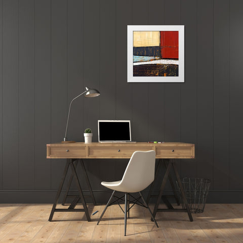 Draft I White Modern Wood Framed Art Print by Pulliam, Mark