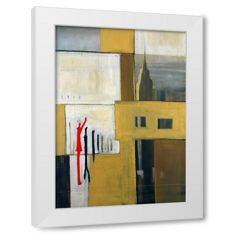 Chrystler Mann White Modern Wood Framed Art Print by Pulliam, Mark