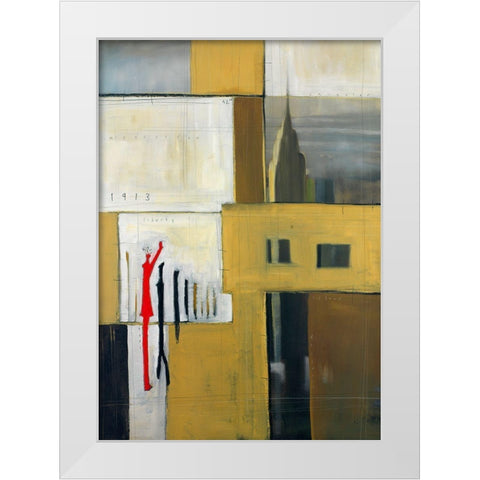 Chrystler Mann White Modern Wood Framed Art Print by Pulliam, Mark