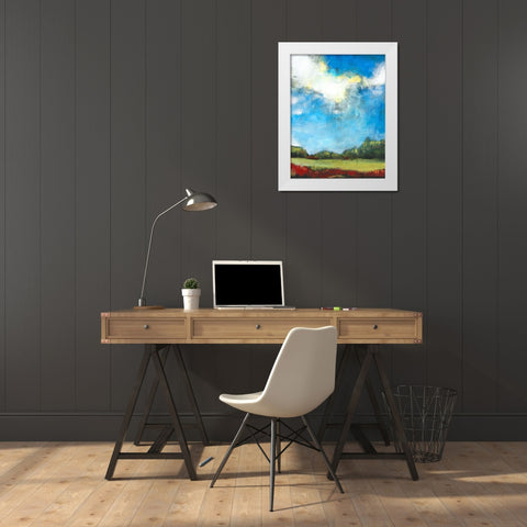High II White Modern Wood Framed Art Print by Pulliam, Mark