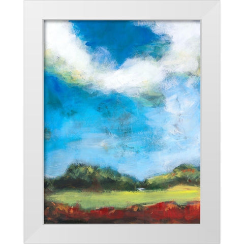 High III White Modern Wood Framed Art Print by Pulliam, Mark