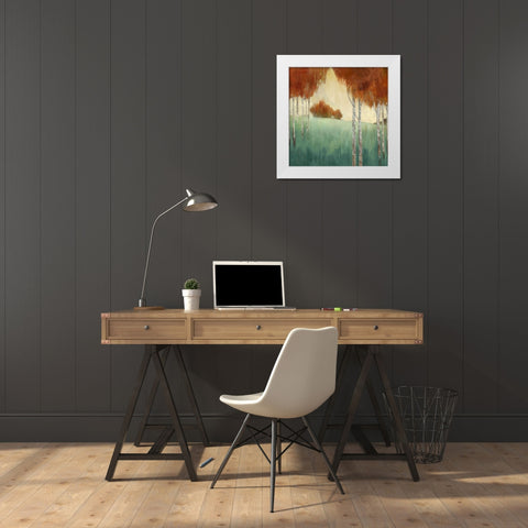 Spice Counry II White Modern Wood Framed Art Print by Woods, Maya