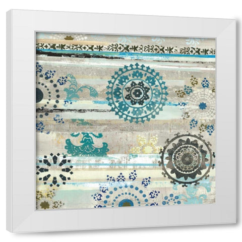 Noble I White Modern Wood Framed Art Print by Woods, Maya
