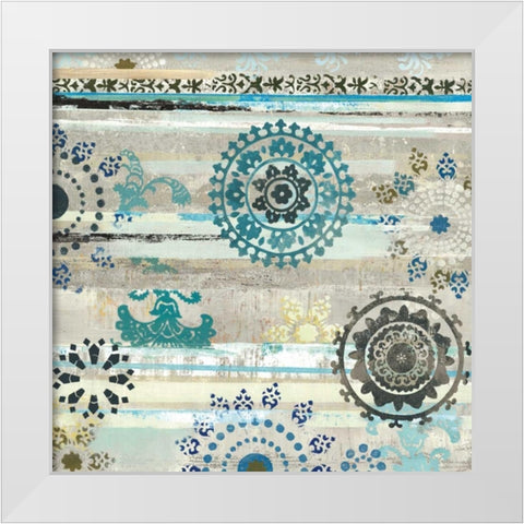 Noble I White Modern Wood Framed Art Print by Woods, Maya