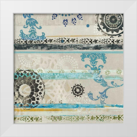 Noble II White Modern Wood Framed Art Print by Woods, Maya