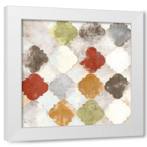 Balance I White Modern Wood Framed Art Print by Woods, Maya