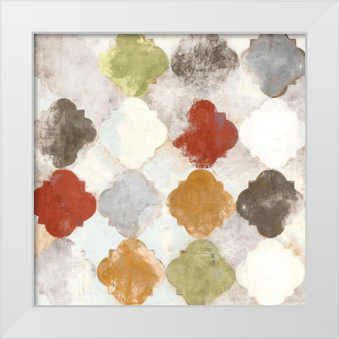 Balance I White Modern Wood Framed Art Print by Woods, Maya