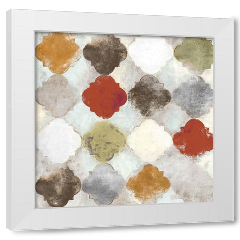 Balance II White Modern Wood Framed Art Print by Woods, Maya