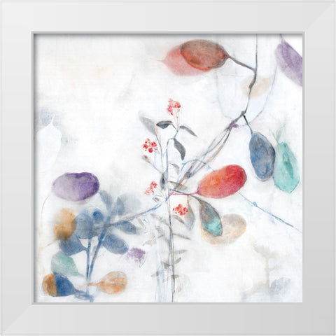 Flush of Fragrance II White Modern Wood Framed Art Print by Woods, Maya