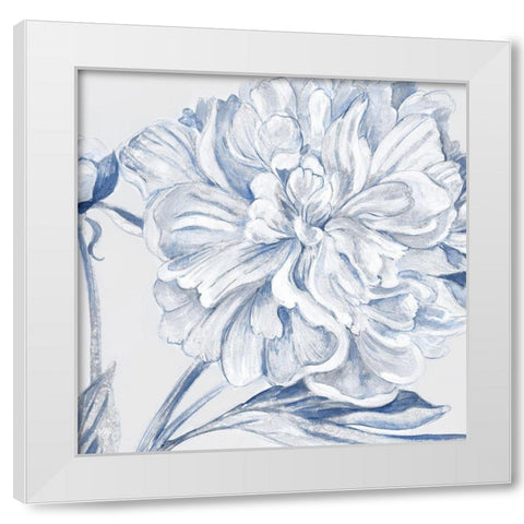 Fresh Petals II White Modern Wood Framed Art Print by Woods, Maya