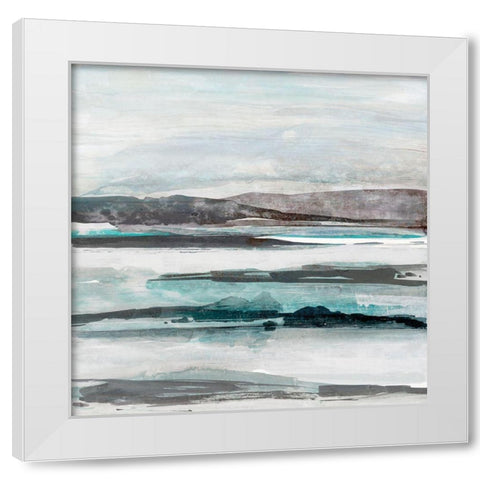 Rain Delays IIÂ  White Modern Wood Framed Art Print by Woods, Maya
