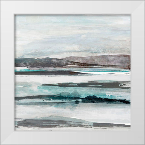 Rain Delays IIÂ  White Modern Wood Framed Art Print by Woods, Maya