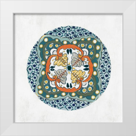 Encompass Beauty II White Modern Wood Framed Art Print by Woods, Maya