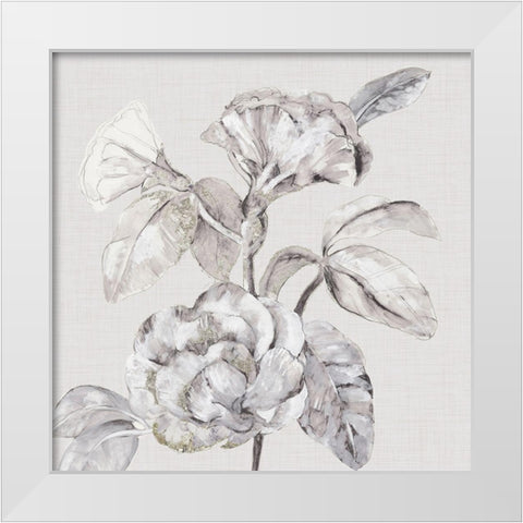 Collaborate II  White Modern Wood Framed Art Print by Woods, Maya