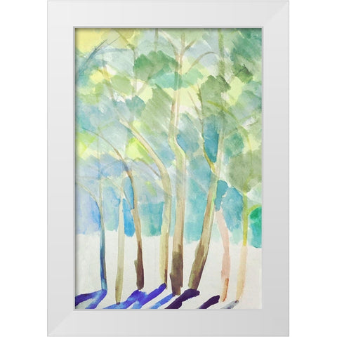 Majestic Woodland II White Modern Wood Framed Art Print by Woods, Maya