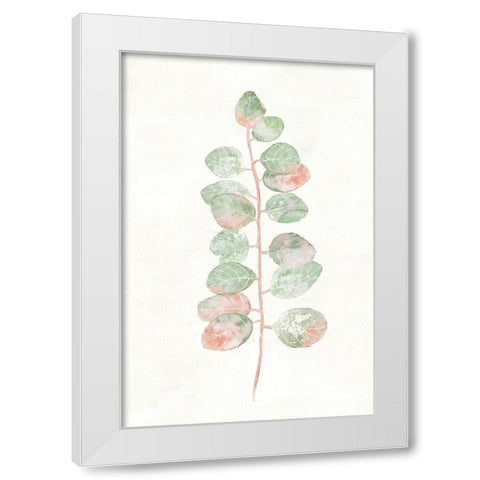 Florida Leaves I White Modern Wood Framed Art Print by Woods, Maya