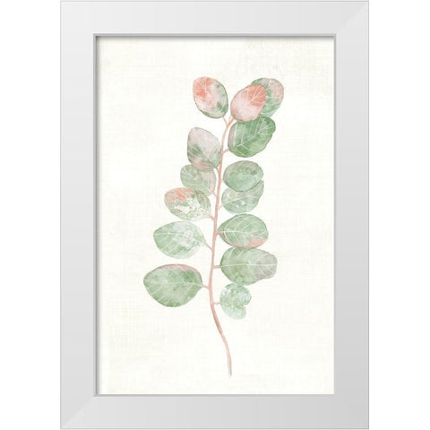 Florida Leaves II White Modern Wood Framed Art Print by Woods, Maya