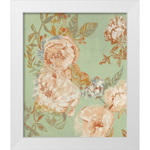 Garden Senses I  White Modern Wood Framed Art Print by Woods, Maya