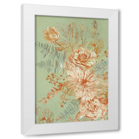 Garden Senses III White Modern Wood Framed Art Print by Woods, Maya