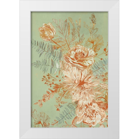 Garden Senses III White Modern Wood Framed Art Print by Woods, Maya