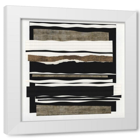 Time After Time II White Modern Wood Framed Art Print by Woods, Maya