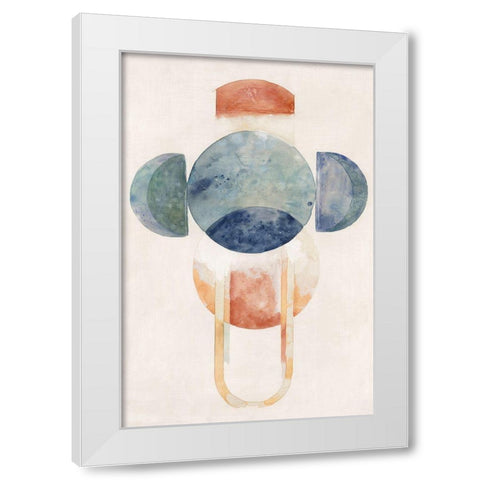 Space Galaxy II  White Modern Wood Framed Art Print by Woods, Maya