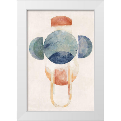 Space Galaxy II  White Modern Wood Framed Art Print by Woods, Maya