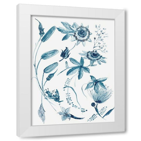 Jacobeen I  White Modern Wood Framed Art Print by Woods, Maya
