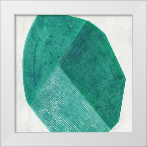 Reflecting Form II  White Modern Wood Framed Art Print by Woods, Maya