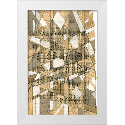 I love our Pleasant School White Modern Wood Framed Art Print by Galapon, Nikki