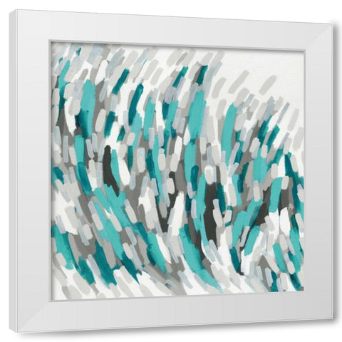 Forever White Modern Wood Framed Art Print by Galapon, Nikki