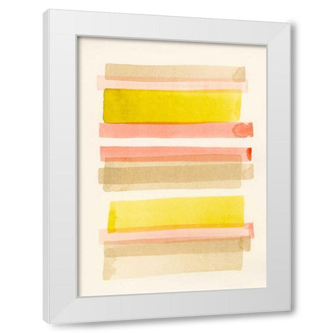 Tango I White Modern Wood Framed Art Print by Galapon, Nikki