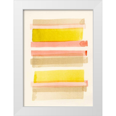 Tango I White Modern Wood Framed Art Print by Galapon, Nikki