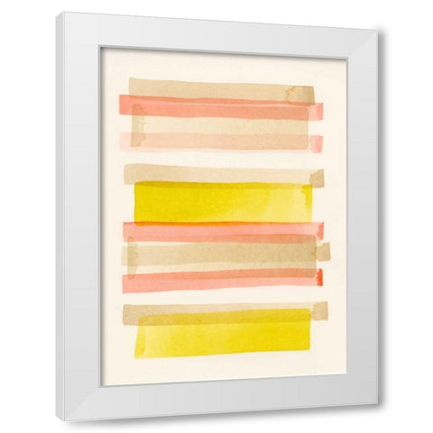 Tango II White Modern Wood Framed Art Print by Galapon, Nikki