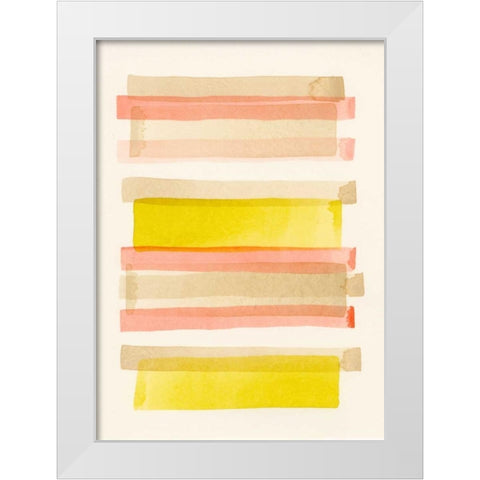 Tango II White Modern Wood Framed Art Print by Galapon, Nikki
