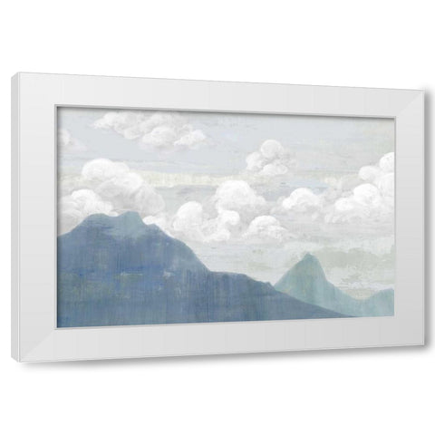 The Climb I White Modern Wood Framed Art Print by Ciullini, Andrea