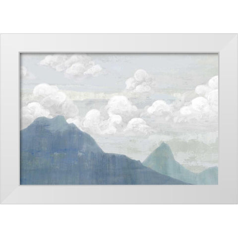 The Climb I White Modern Wood Framed Art Print by Ciullini, Andrea