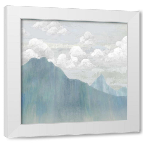 The Climb II White Modern Wood Framed Art Print by Ciullini, Andrea