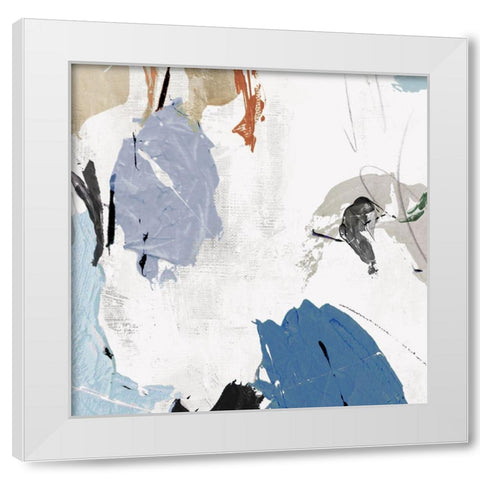 Brave New World II White Modern Wood Framed Art Print by Nadjah