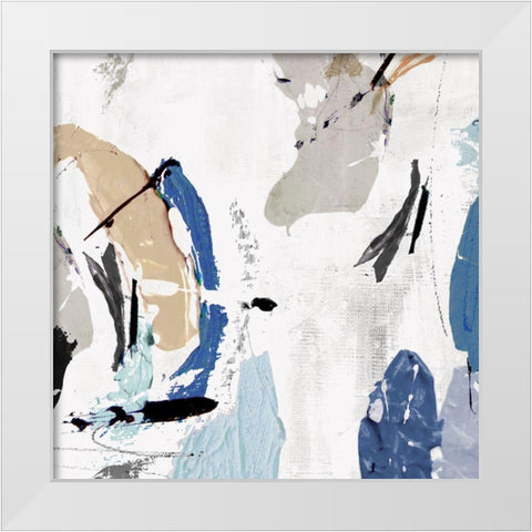 Brave New World III White Modern Wood Framed Art Print by Nadjah