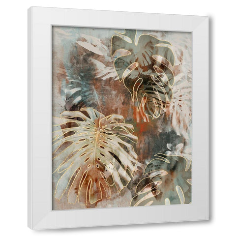 Monstera Jungle II White Modern Wood Framed Art Print by Haase, Andrea