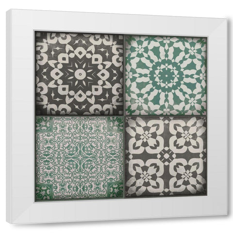 Kitchen Tiles II  White Modern Wood Framed Art Print by Haase, Andrea