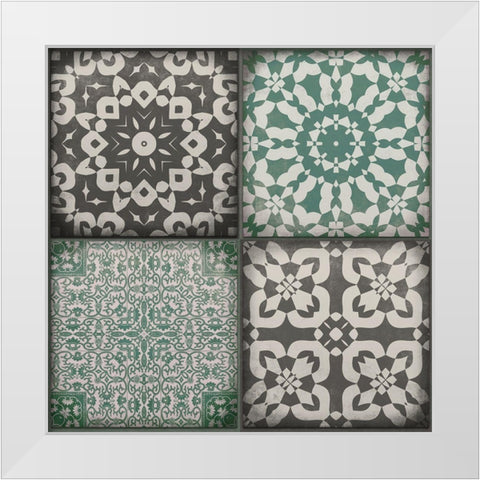 Kitchen Tiles II  White Modern Wood Framed Art Print by Haase, Andrea