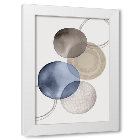 Modern Zen I White Modern Wood Framed Art Print by Haase, Andrea