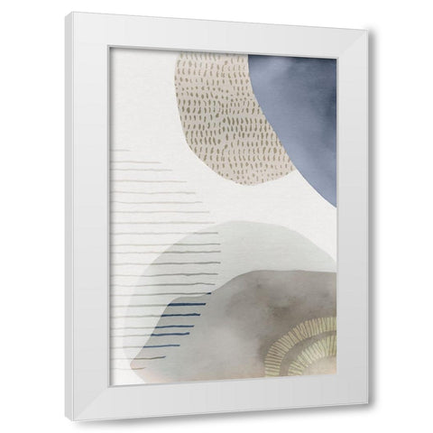 Modern Zen II White Modern Wood Framed Art Print by Haase, Andrea