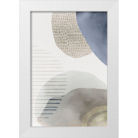 Modern Zen II White Modern Wood Framed Art Print by Haase, Andrea