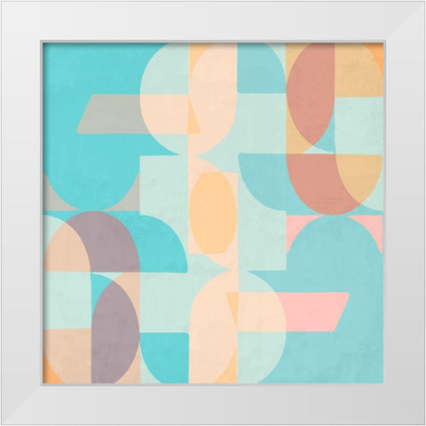 Back to the 90s I  White Modern Wood Framed Art Print by Stelfox, Norm