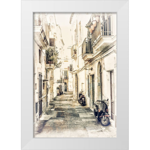Italy III White Modern Wood Framed Art Print by Stelfox, Norm